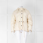 Ba&sh Cream Hooded Puffer Easter Jacket