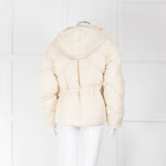 Ba&sh Cream Hooded Puffer Easter Jacket