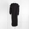 Mother Of Pearl Black Pearl Detail Cotton Sweatshirt Dress