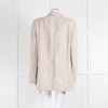 Victoria Beckham Beige Cream Melange Longline Blazer