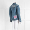 Gianfranco Ferre Blue Denim Embroidered Jacket