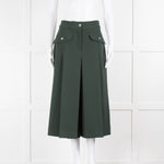 Kate Spade Green Front Pockets Culottes