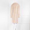 The White Company Cream Faux Fur Coat