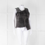 Anouk Grey Shearling Gilet