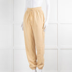 The Frankie Shop Yellow Cotton Joggers