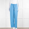 Ganni Sky Blue Cotton Blend Joggers