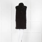 Theory Faux Fur Shaggy Long Gilet