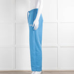 Ganni Sky Blue Cotton Blend Joggers