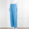 Ganni Sky Blue Cotton Blend Joggers