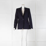 Stella McCartney Navy Blue Single Breasted Blazer