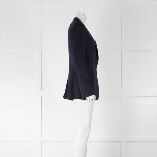 Stella McCartney Navy Blue Single Breasted Blazer