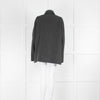 Acne Studios Dark Grey Double Faced Zip Front Jacket