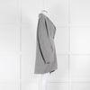 Joseph Grey Double Faced Wool and Cashmere Mix Short Coat