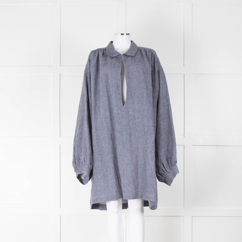 Raey Denim Blue Oversized Dress