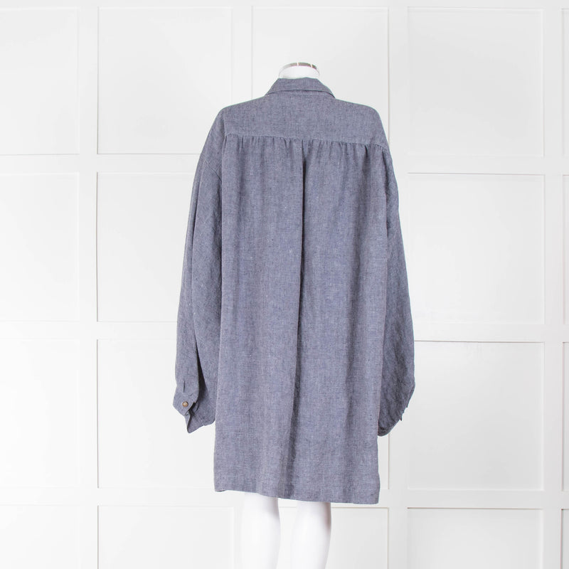 Raey Denim Blue Oversized Dress