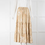 Natalie Martin Sierra Skirt in Sunflower Stripe