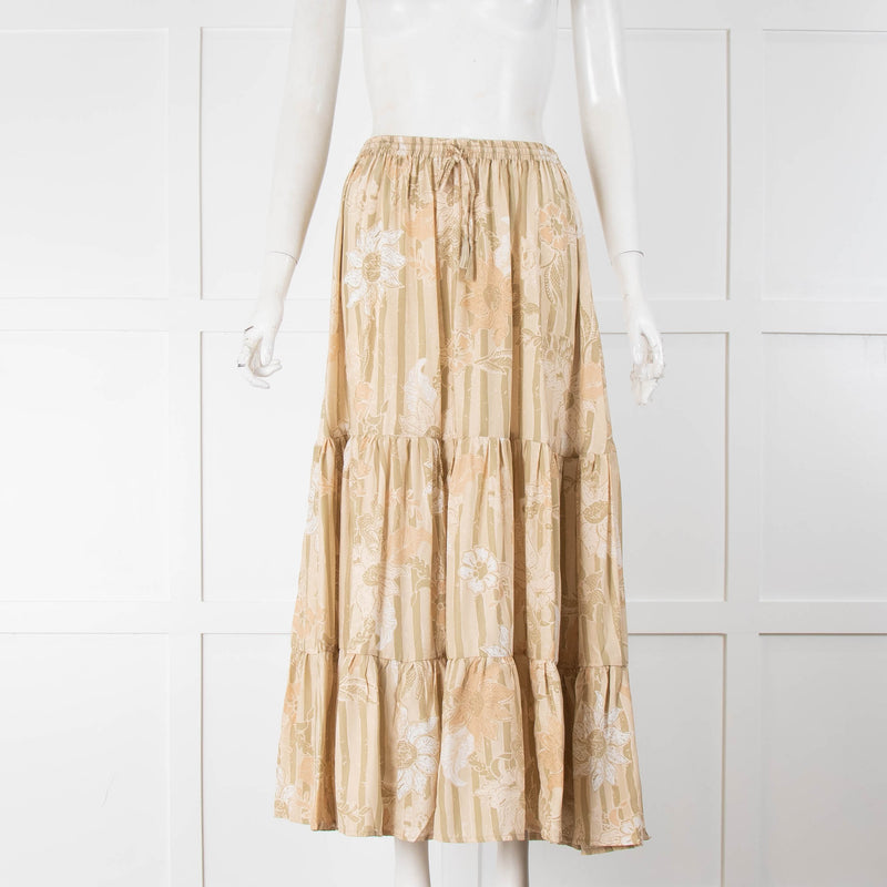 Natalie Martin Sierra Skirt in Sunflower Stripe