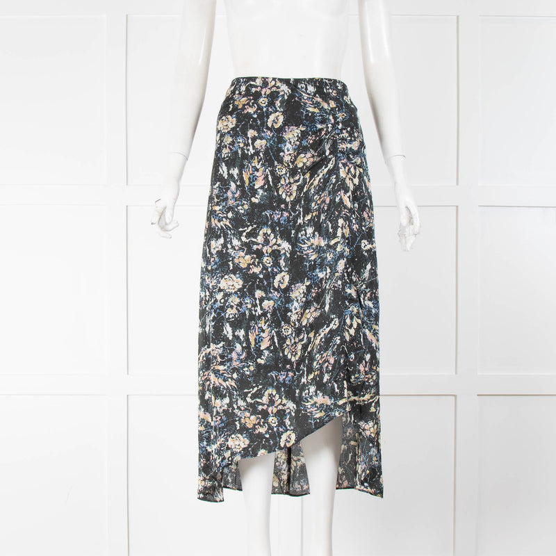 Berenice Green Floral Skirt