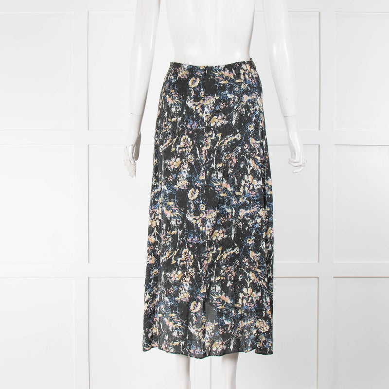 Berenice Green Floral Skirt