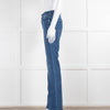 Stella Mccartney Flared High Rise Blue Jeans