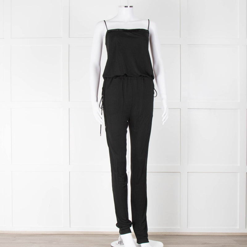 Gucci Black Drape Back Jumpsuit