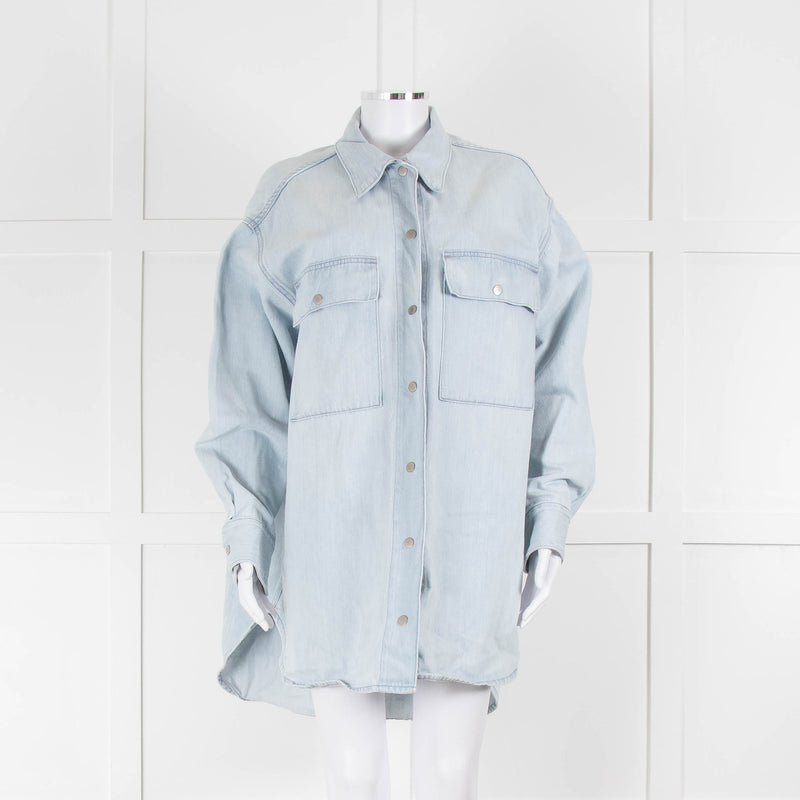 Raey Oversized Light Blue Denim Shirt