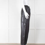 Isabel Marant Etoile Faux Leather Black Trousers