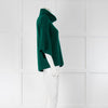 Odeeh Emerald Green Ribbed Rollneck Jumper