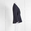 Isabel Marant Etoile Navy Blue Micro Prince Of Wales Check Blazer