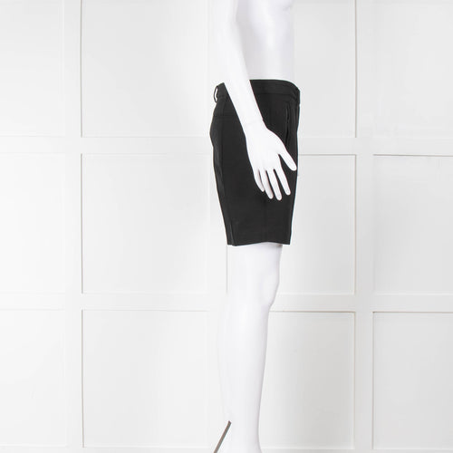 Diane Von Furstenberg Black Fitted Shorts