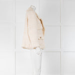 Edward Archour Cream Boucle Jacket