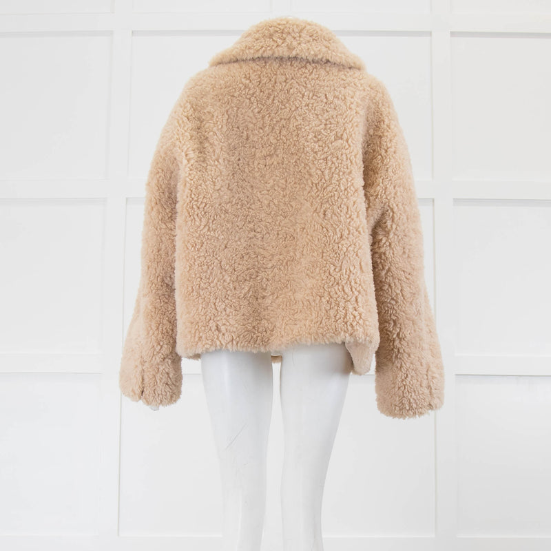 Jakke Beige Teddy Jacket