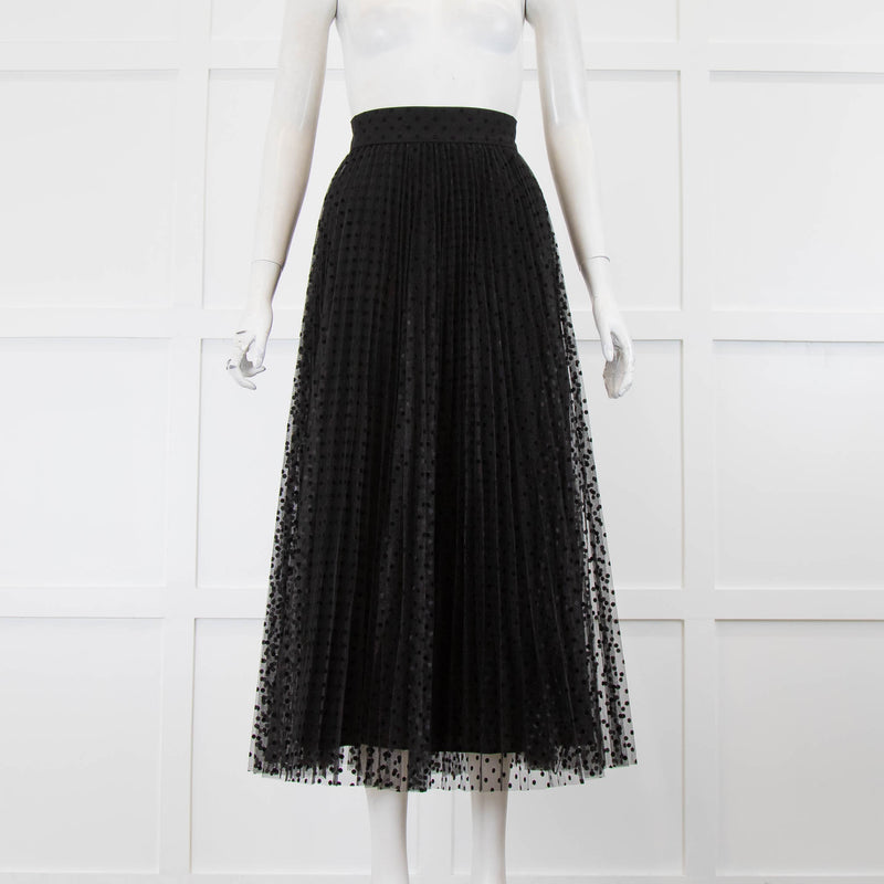 Zimmerman Black Lucky Pleated Ballet Skirt