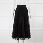 Zimmerman Black Lucky Pleated Ballet Skirt