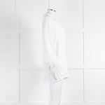 Sleeper Party White Feather Trimmed Pyjama Set