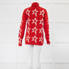 Perfect Moment Red Star Merino Wool Rollneck