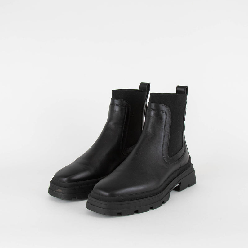 Jimmy Choo Black Leather Veronique Boots