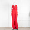 Nadine Merabi Vanessa Red Strapless Jumpsuit