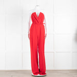 Nadine Merabi Vanessa Red Strapless Jumpsuit