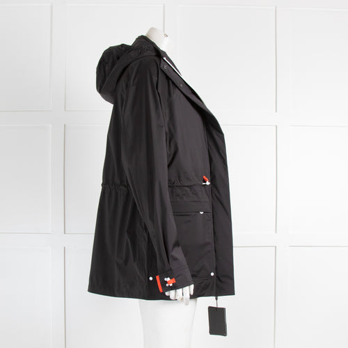 Moose Knuckles Black Toney Rain Jacket