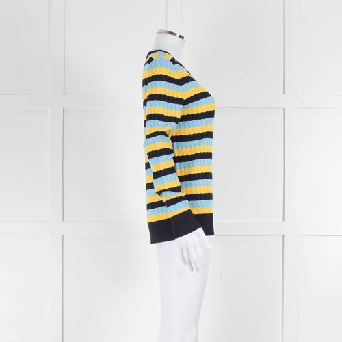 Jason Wu Blue & Yellow Striped Jumper