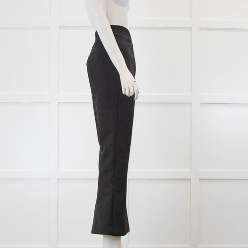 Jacquemus Grey Wool Flared Trousers