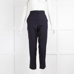 Wyse London Navy Cigarette Track Stripe Trousers