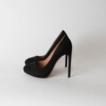 Alaia Black Suede High Heel Shoes