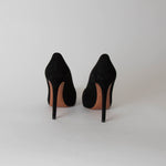 Alaia Black Suede High Heel Shoes