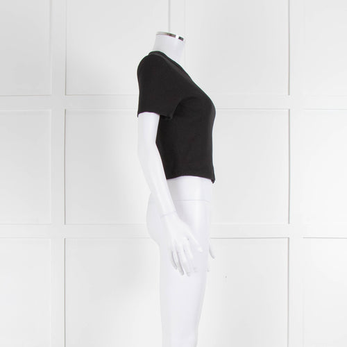 Everlane Cropped Black T shirt