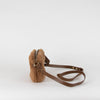 Max Mara Brown Faux Fur Crossbody Bag