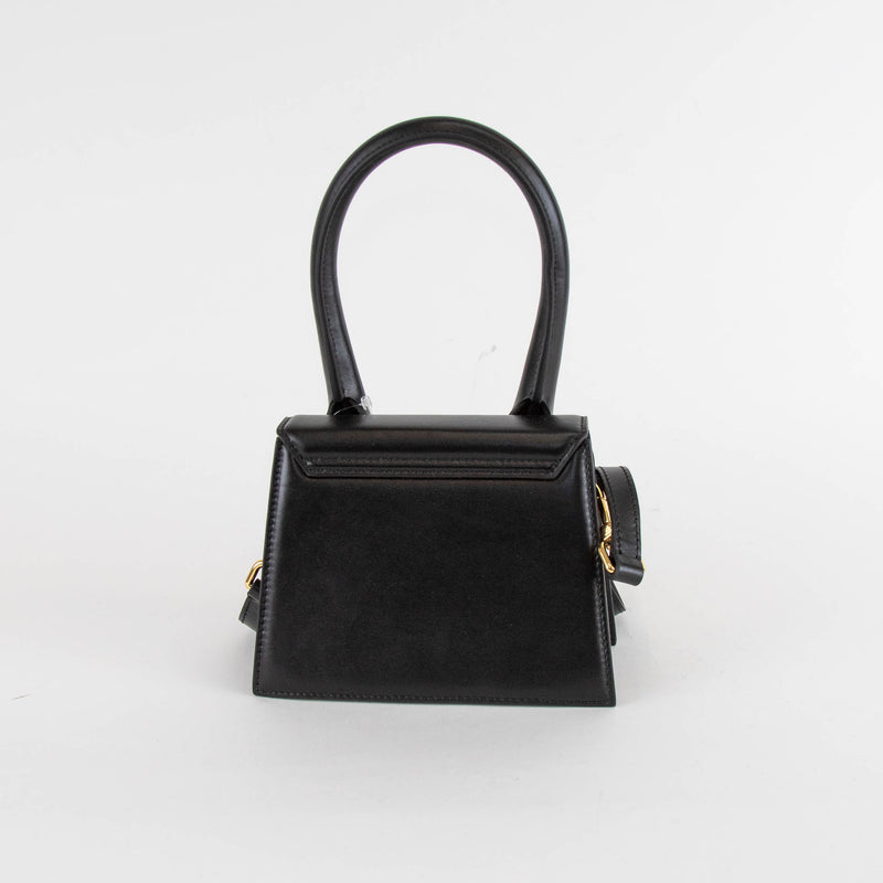 Jacquemus Black Le Chiquito Leather Top Handle Bag