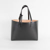 Mansur Gavriel Black Leather Small Tote Bag