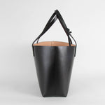 Mansur Gavriel Black Leather Small Tote Bag